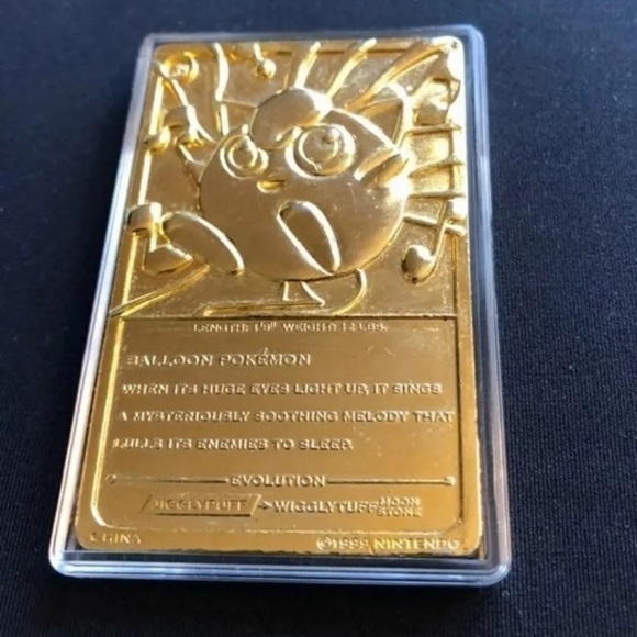 Jigglypuff Gold-plated Promo Card Pokémon - Picture 2 of 2